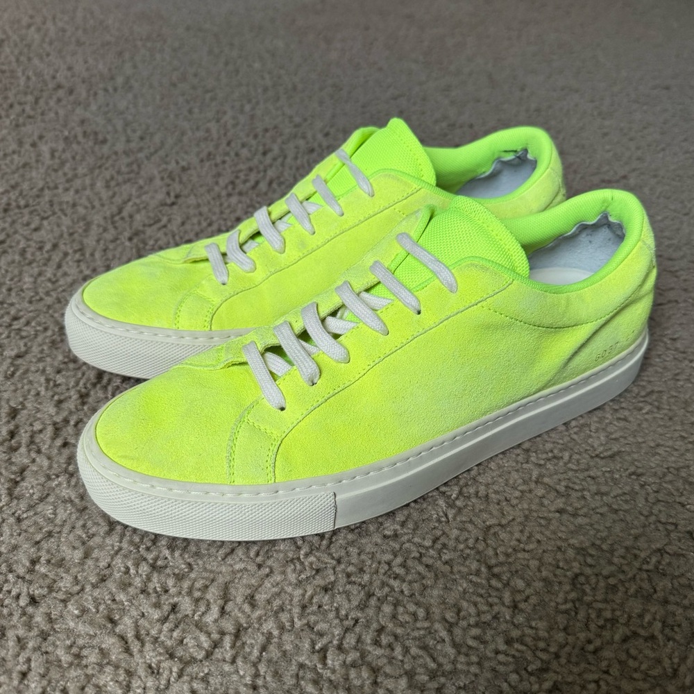 Common Projects Achilles Fluo Suede Sneakers
